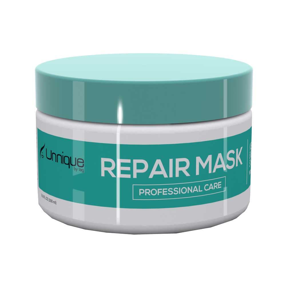 MASCARILLA REPARADORA PROFUNDA CON PROTEINA (USO DE SALON) 16.9 ONZAS UNNIQUE BY LAG