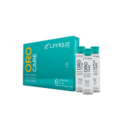 [1007] AMPOLLA ANTIEDAD OROCARE CAJA X 6 AMPOLLAS 15ML UNNIQUE BY LAG